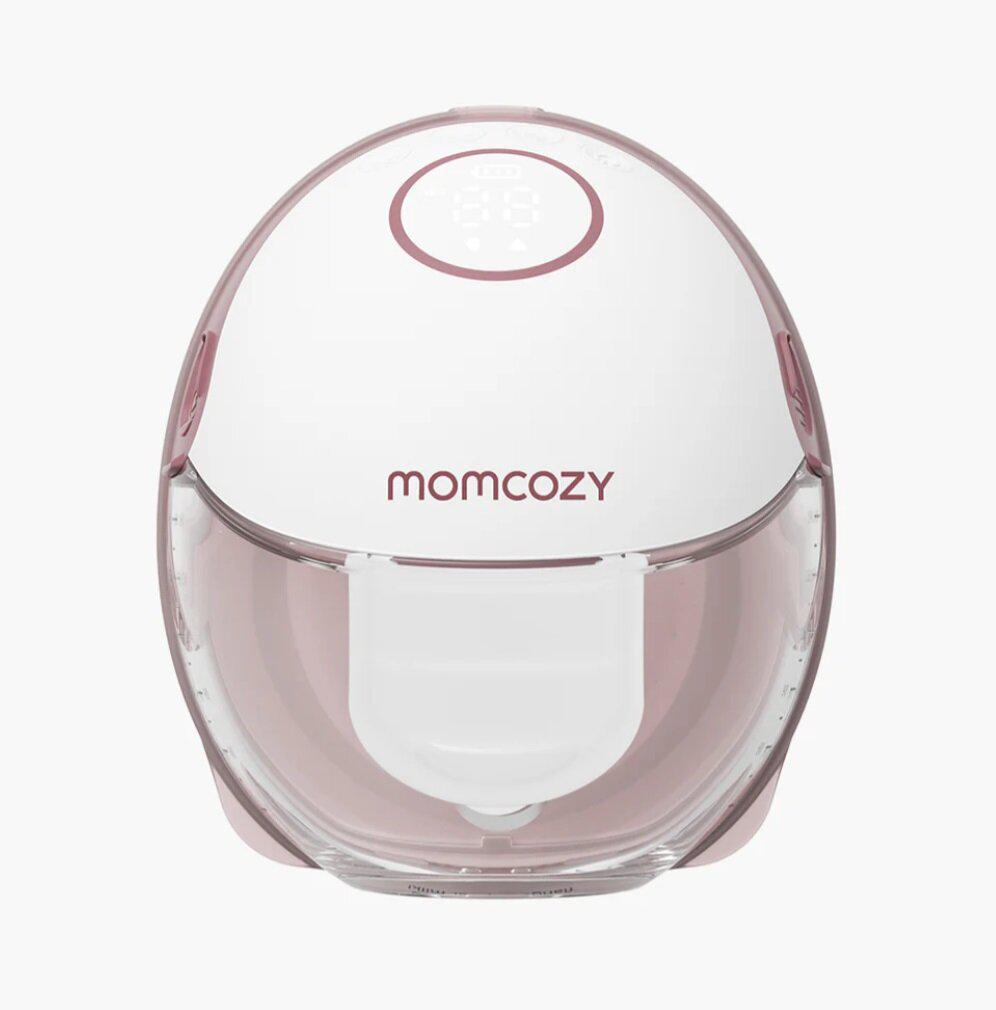 MOMCOZY Laktator podwójny bez użycia rąk M9 Podwójny (Czerwony)