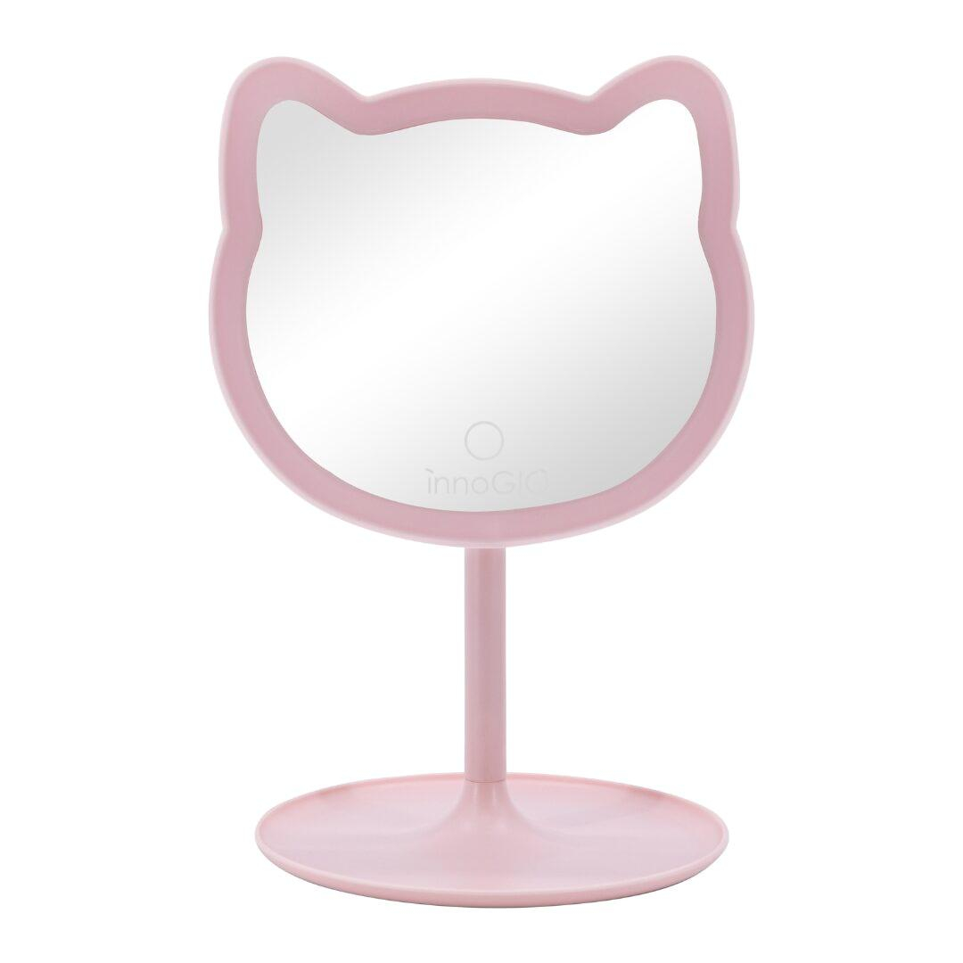 InnoGIO GIOperfect Pink Cat- Lusterko kosmetyczne różowy kotek