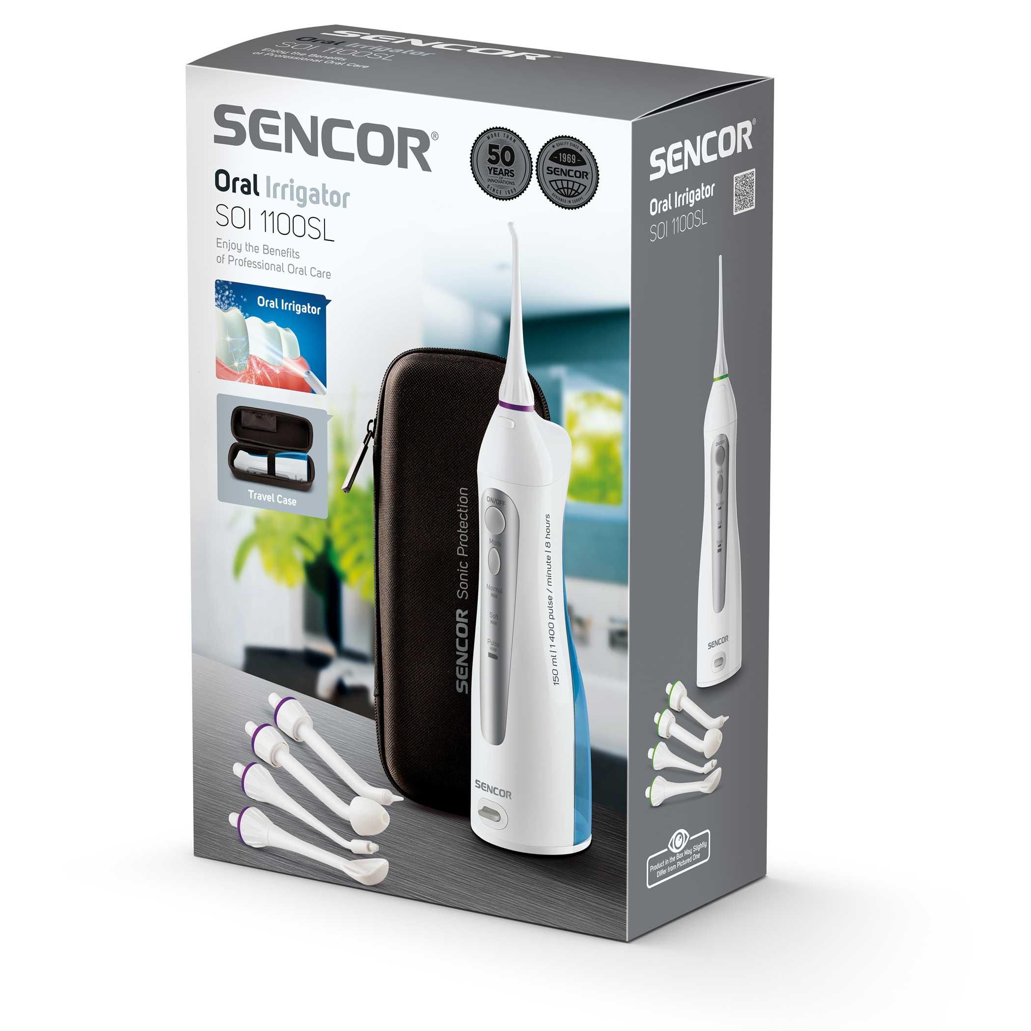 Sencor Irygator Bezprzewodowy 150 ml SOI 1100SL