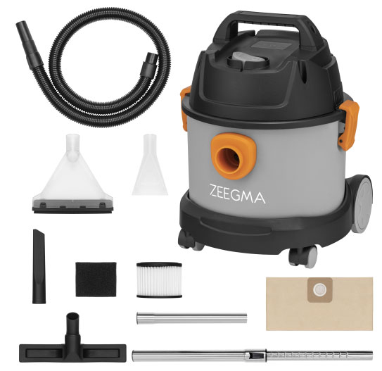 ZEEGMA Odkurzacz przemys Zeegma Zonder Pro Compact Graphite