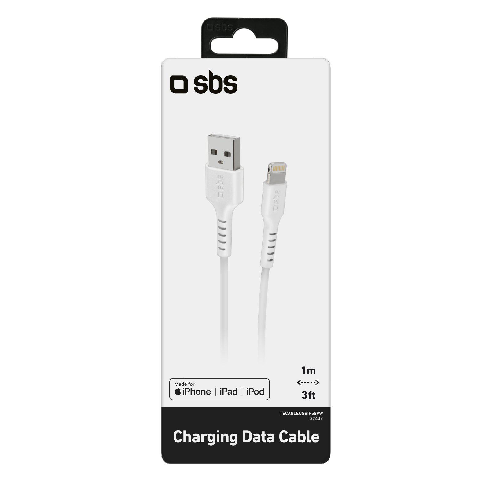 SBS KABEL USB-LIGHTNING MFI C-89 SBS 1m Biały #