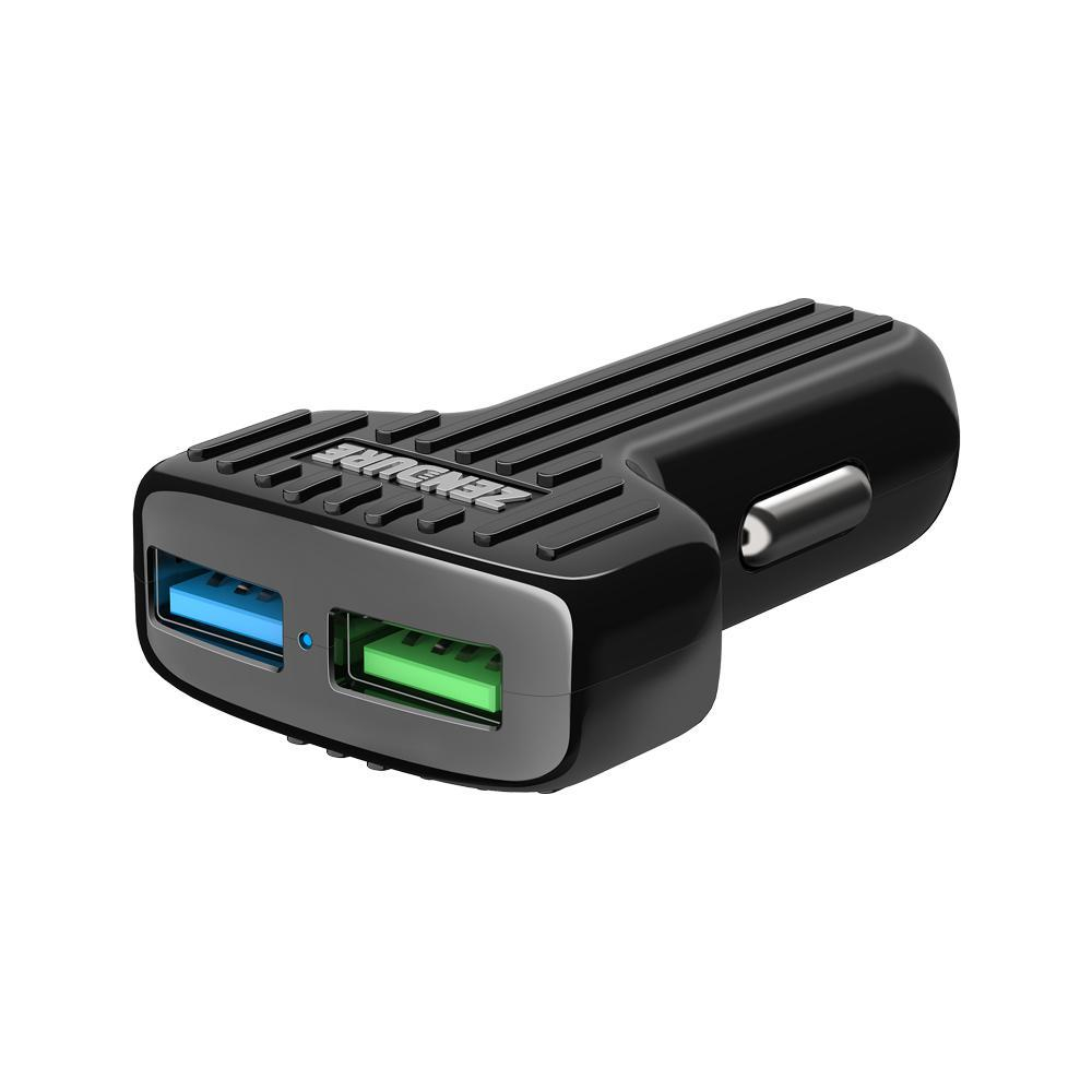 ZENDURE Ładowarka samochodowa Zendure 2xUSB QC 3.0 czarna