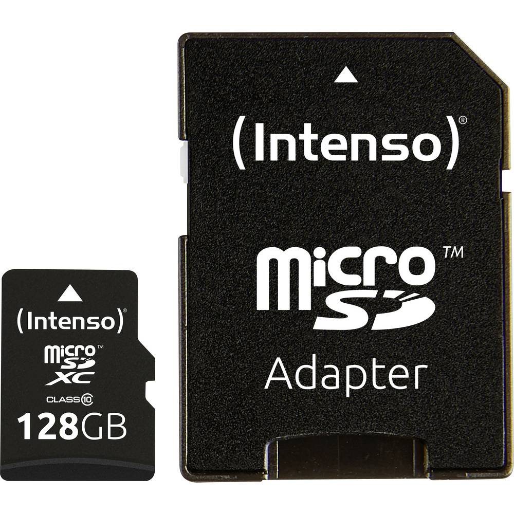 Intenso microSD 128GB Class10 + adapter SD