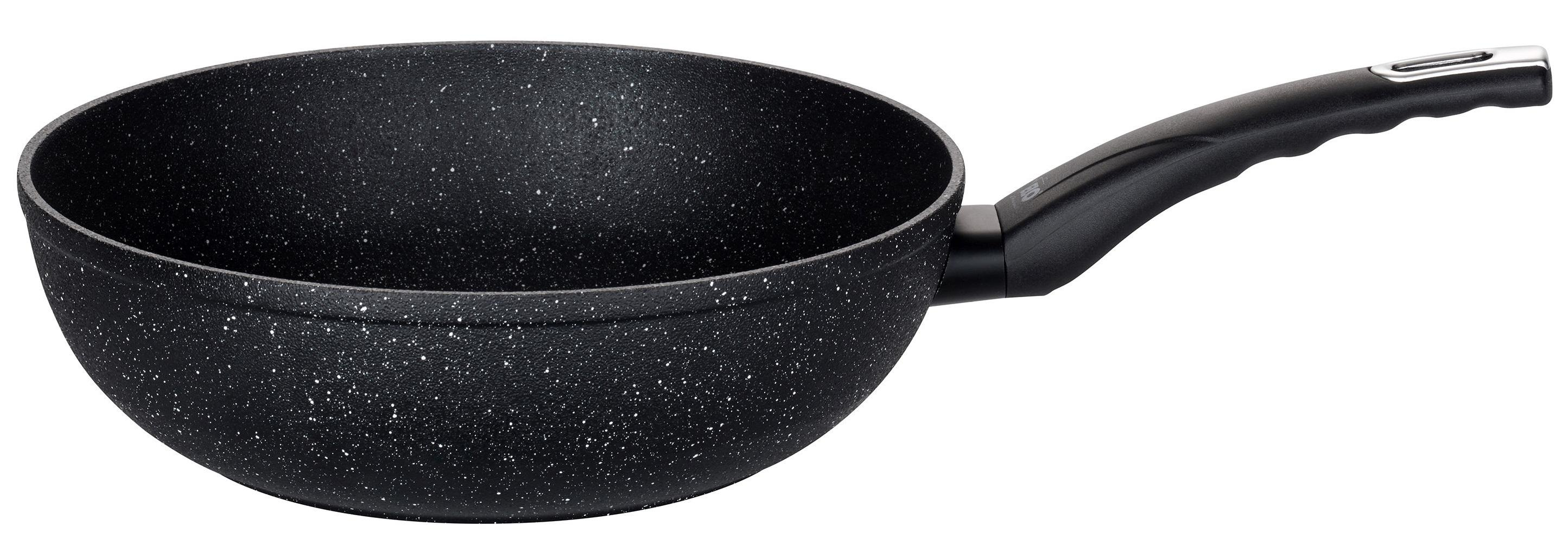 ELO Patelnia aluminiowa typu WOK GRANIT EVOLUTION 28cm -czarna