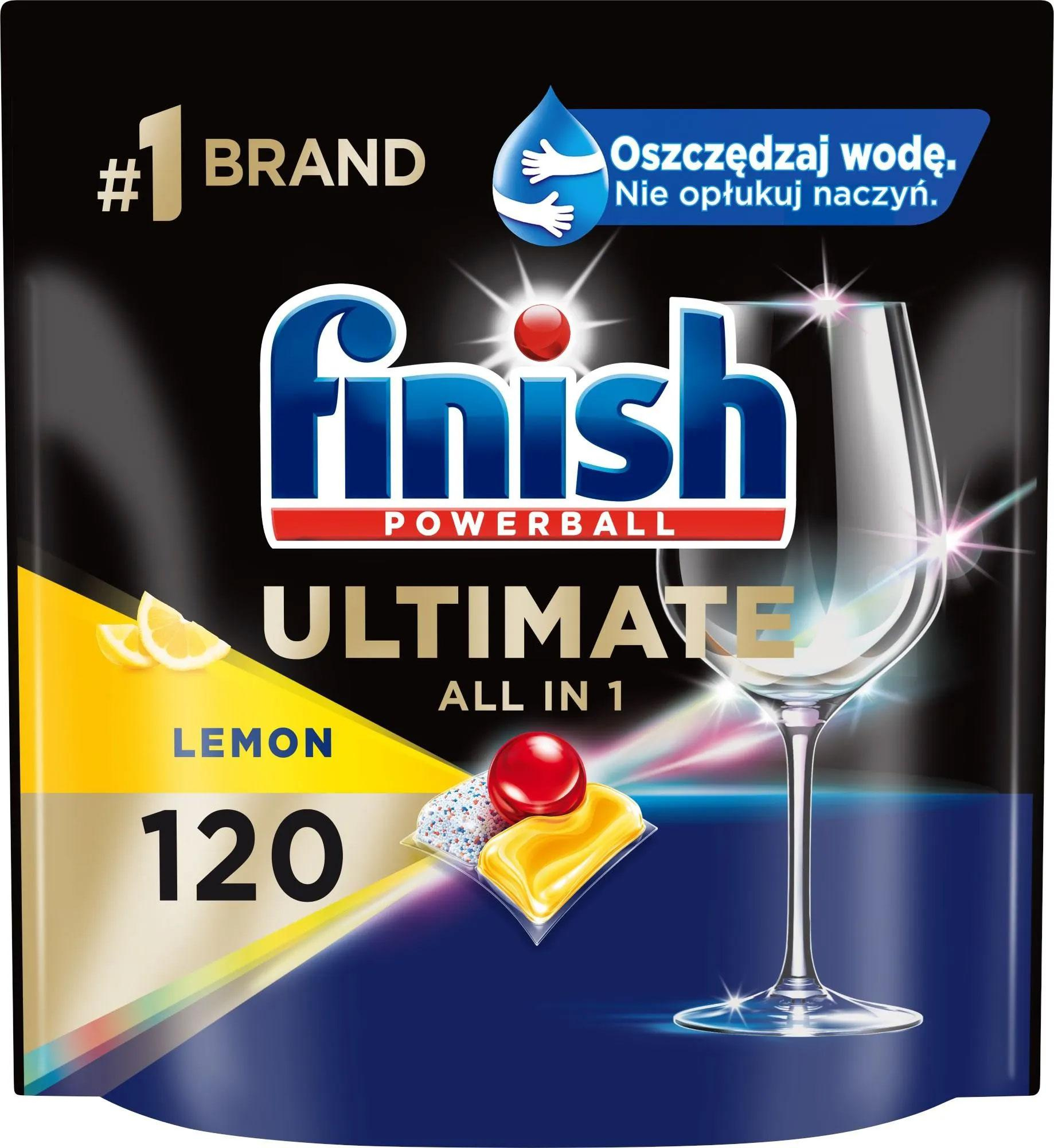 Finish FINISH 120szt Ultimate All in 1 lemon kapsułki do zmywarki