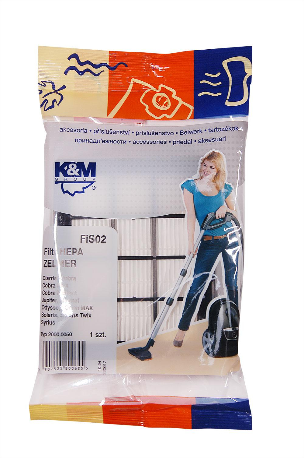 K&M Filtr HEPA do odkurzaczy Zelmer K&M FIS02