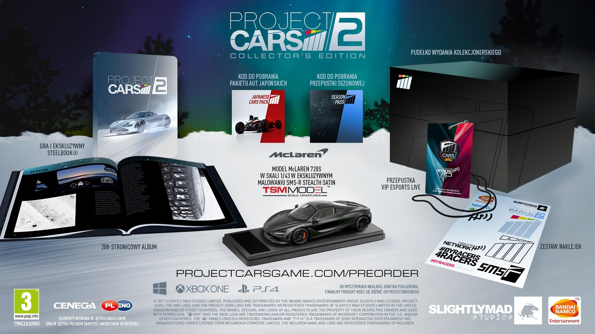 CENEGA Project CARS 2 Collectors Edition XBOX One