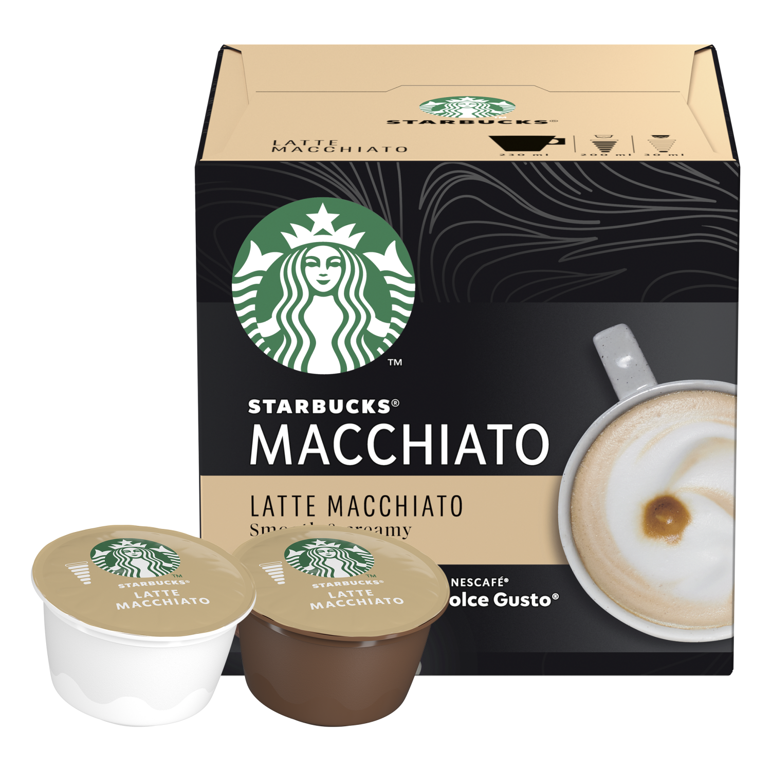 STARBUCKS Kawa kapsułkowa STARBUCKS Latte Macchiato do Dolce Gusto 6 s