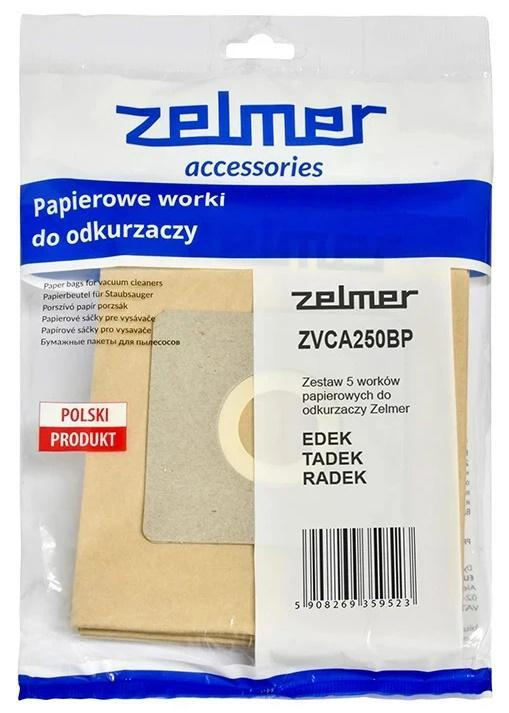 Zelmer Worki papierowe ZVCA250BP 5szt d/Edek/Tadek