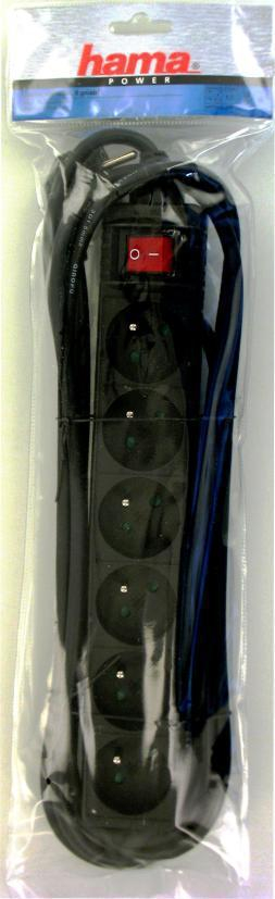 Hama HAMA STANDARD 6GN, 3M (CZARNA) #