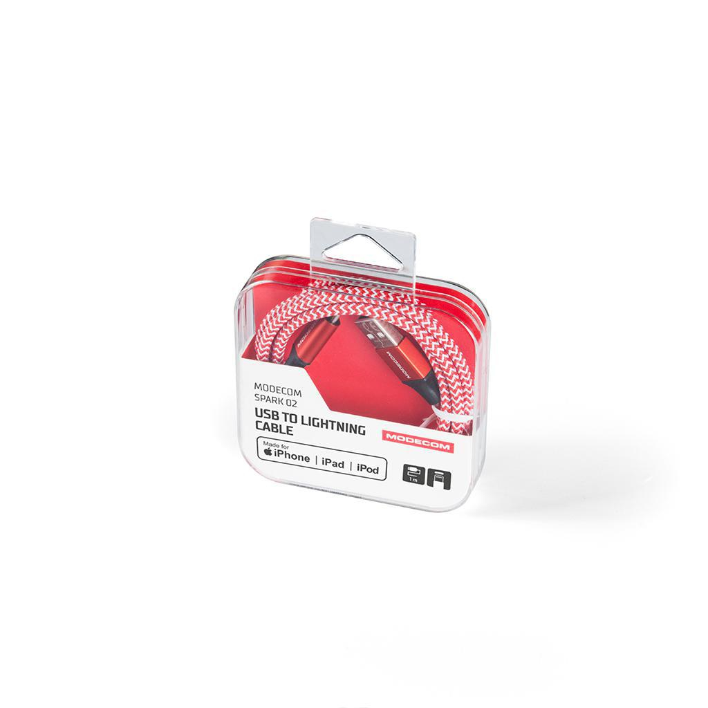 MODECOM Kabel USB-Lightning 1M CAB-MC-SPARK-02