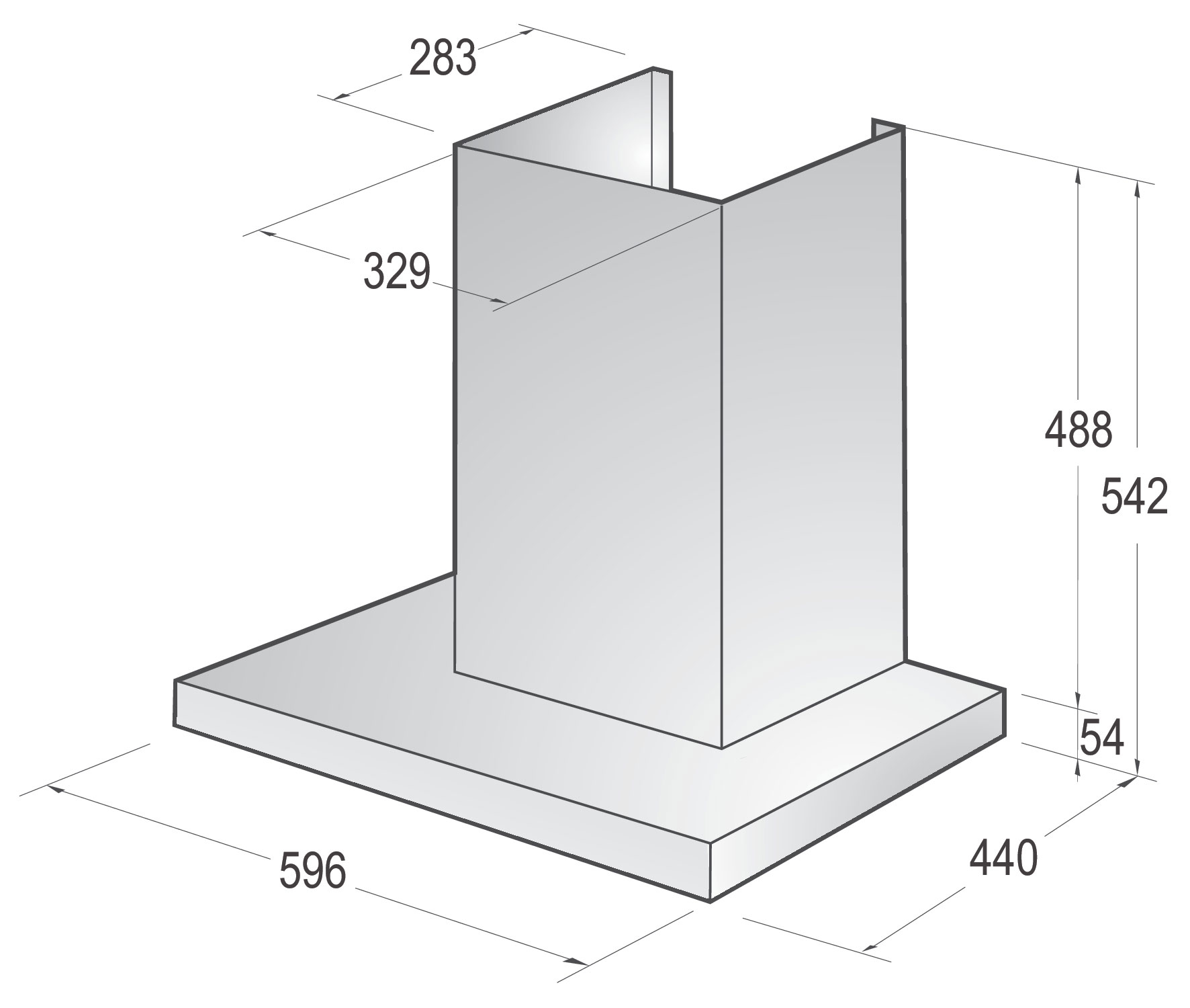 Gorenje OKAP WHT66236B