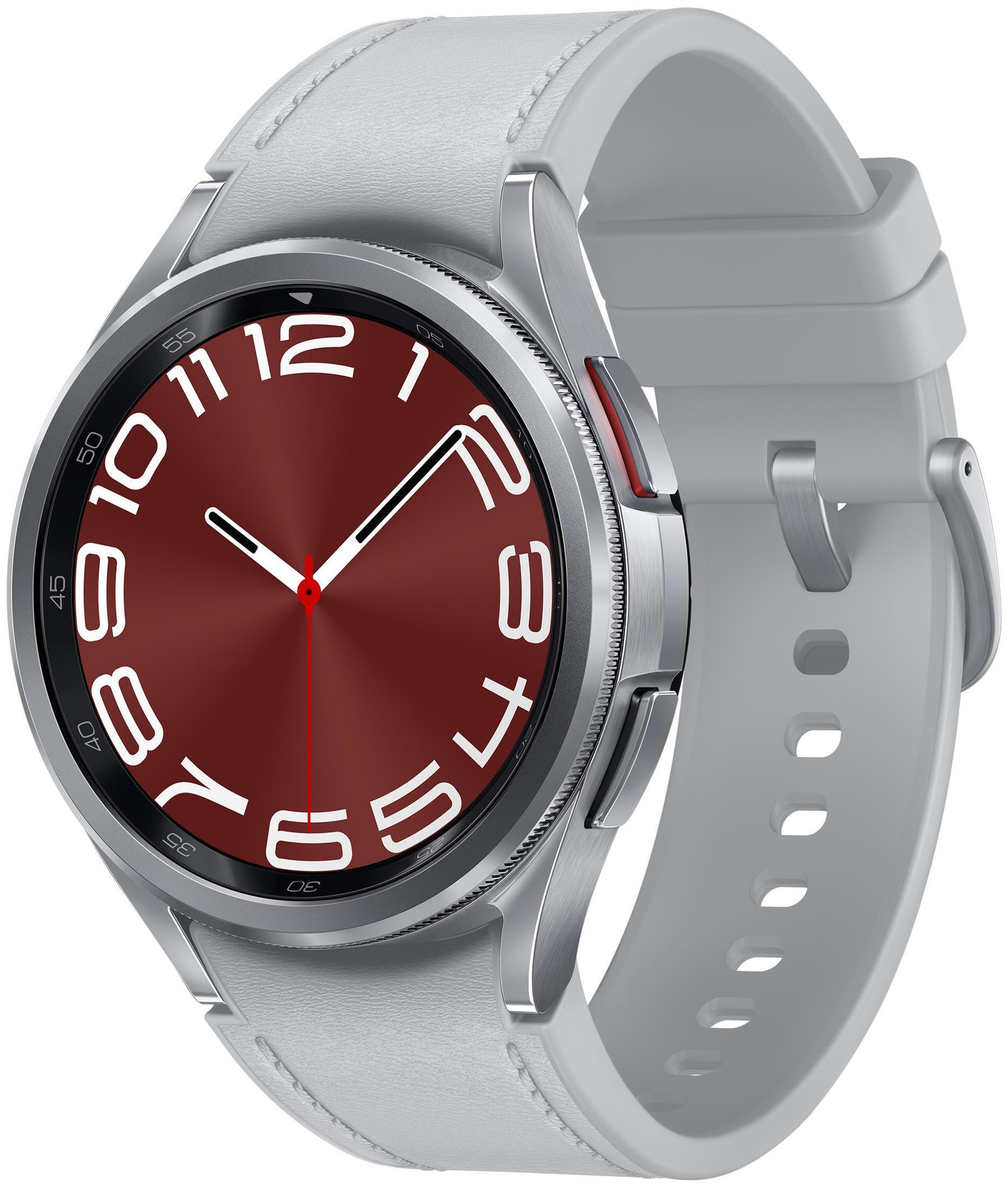 Samsung SMARTWATCH SAMSUNG Galaxy Watch 6 Classic 43mm Srebrny (SM-R)