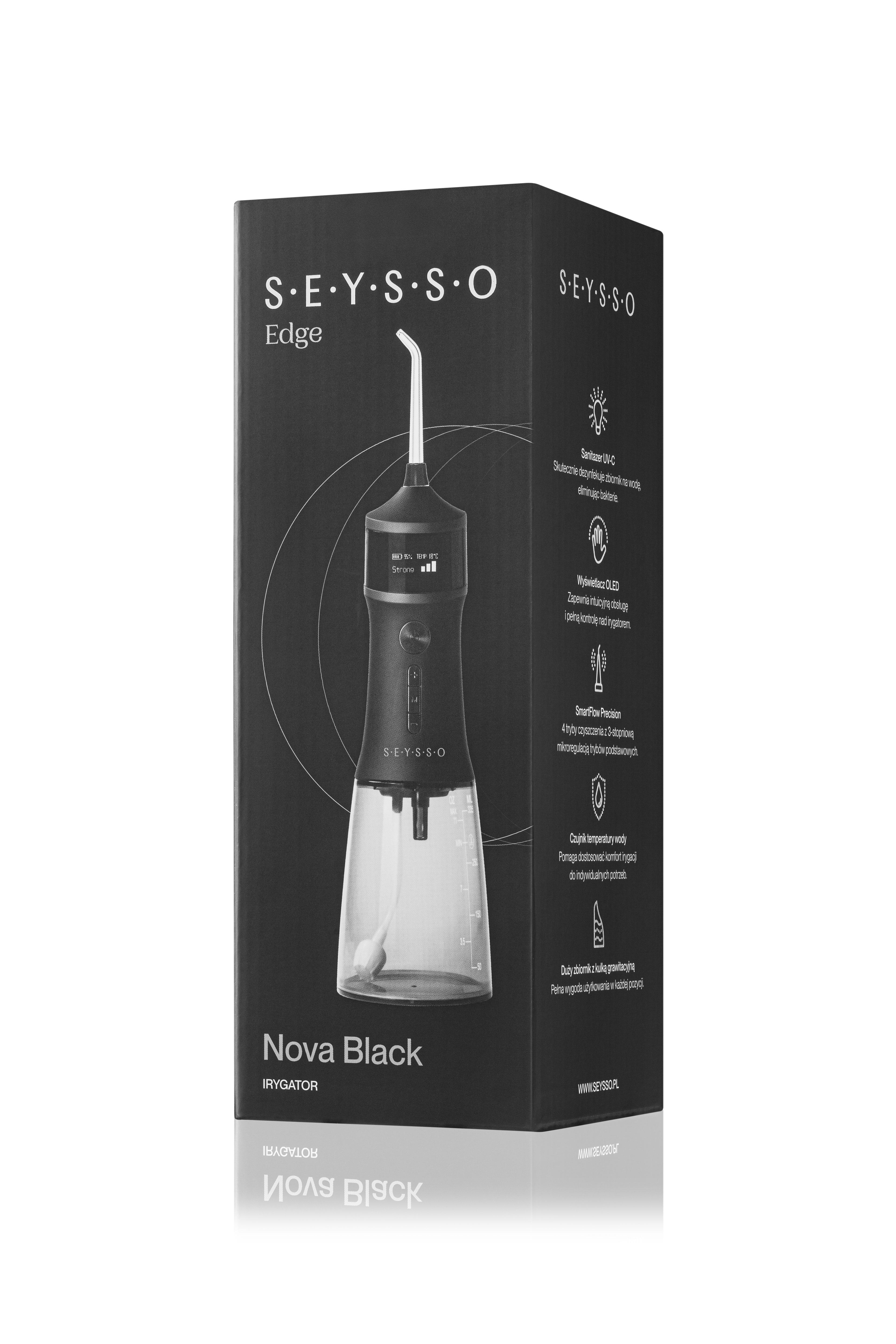 Seysso SEYSSO EDGE IRYGATOR BEZPRZEWODOWY NOVA BLACK