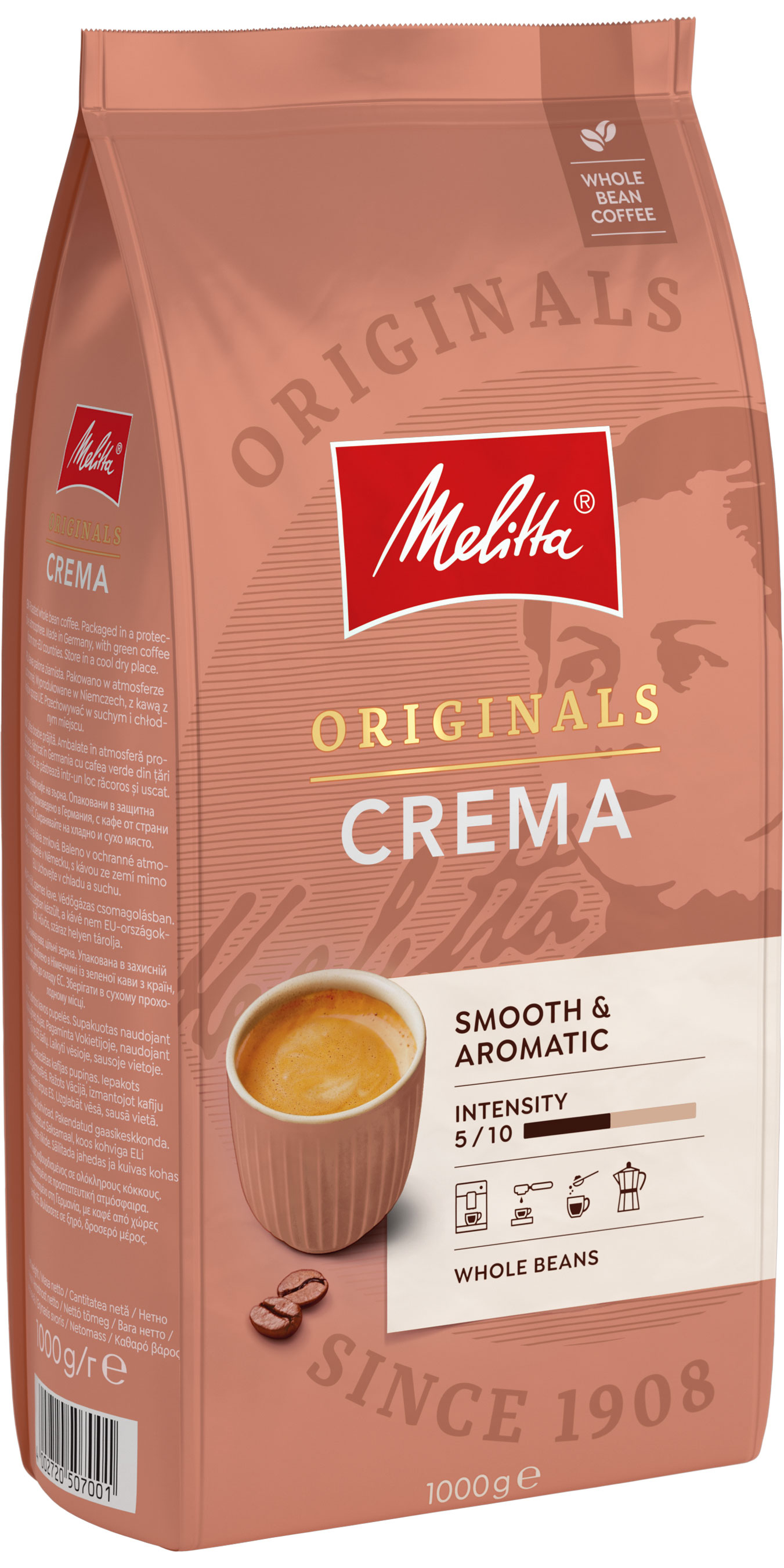 Melitta Kawa Melitta Originals Crema 1000g