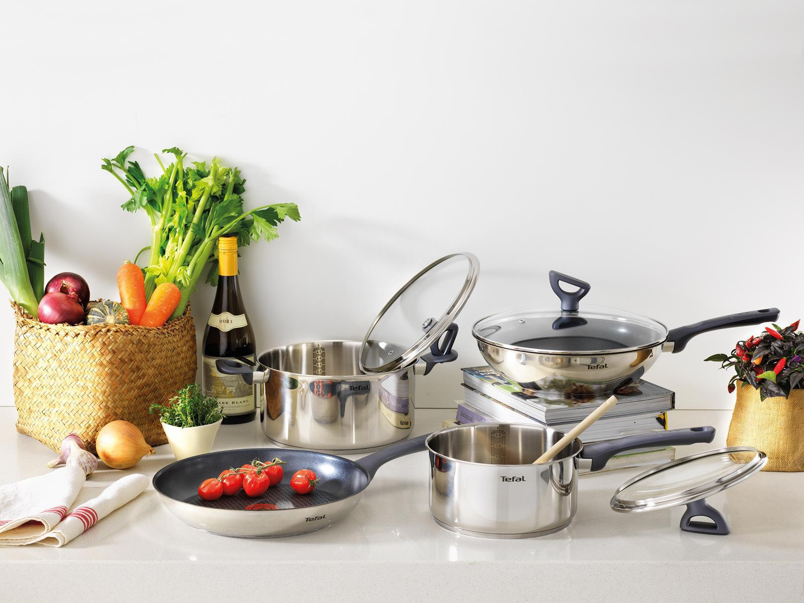Tefal PATELNIA WOK DAILY COOK 28CM Z POKRYWA (G7309955)