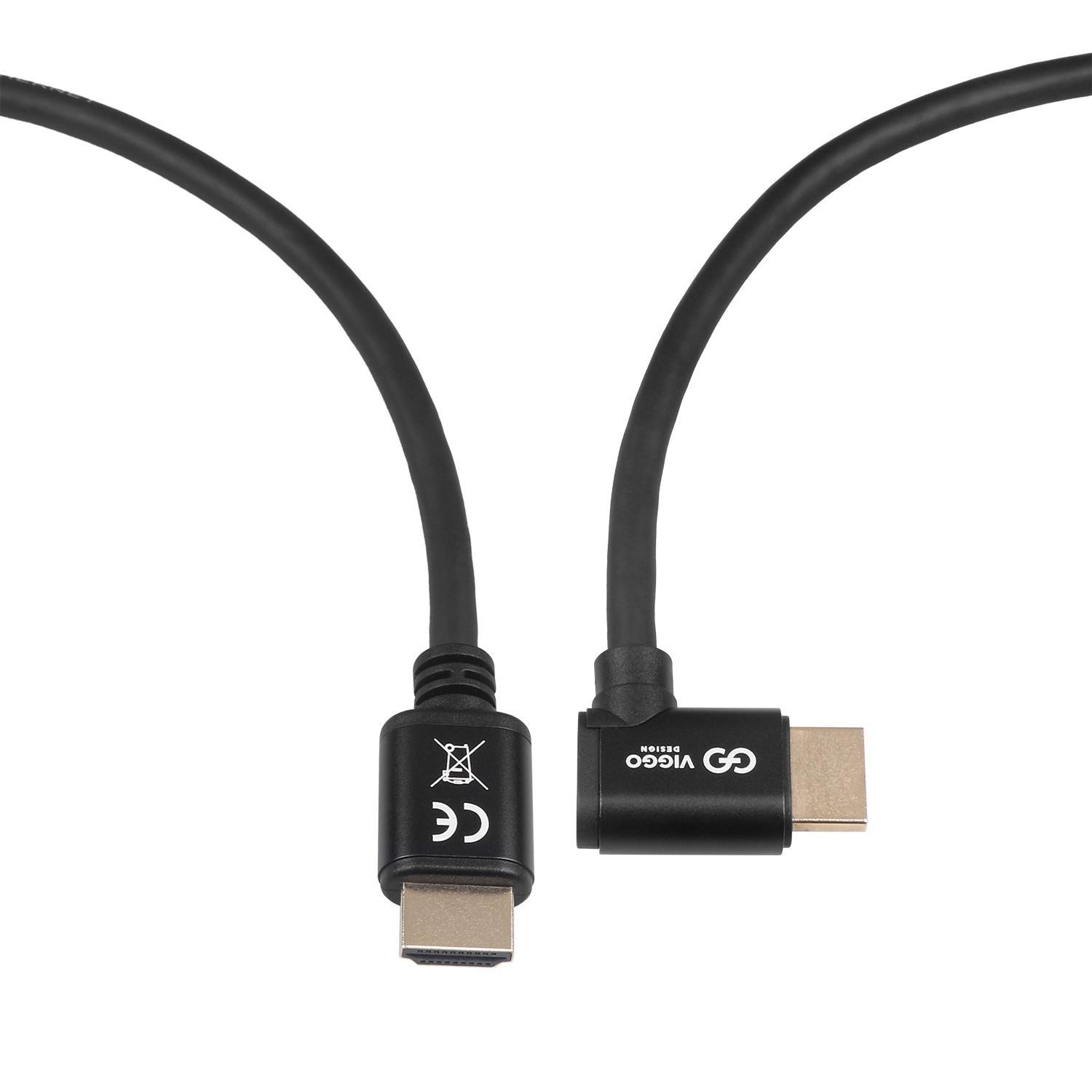 VIGGO DESIGN KABEL HDMI 2.0 VIGGO DESIGN CINEMA SERIES KĄTOWY 2M