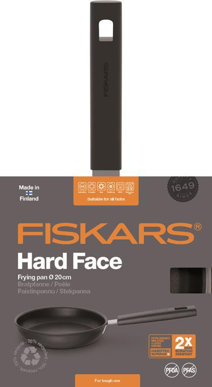Fiskars Patelnia 20 cm HARD FACE (1052221)