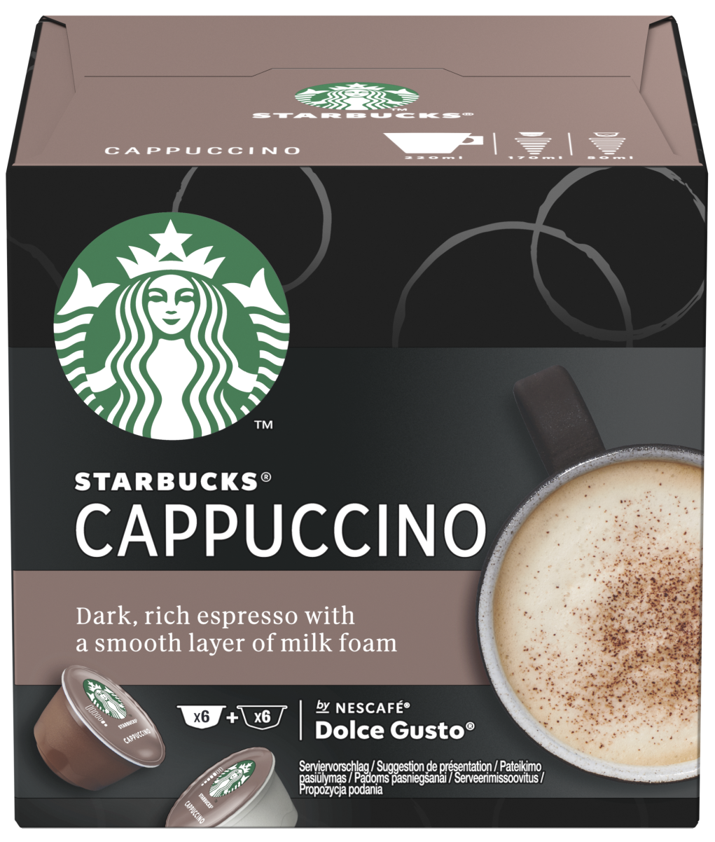 STARBUCKS Kawa kapsułkowa STARBUCKS Cappuccino do Dolce Gusto 6 szt.