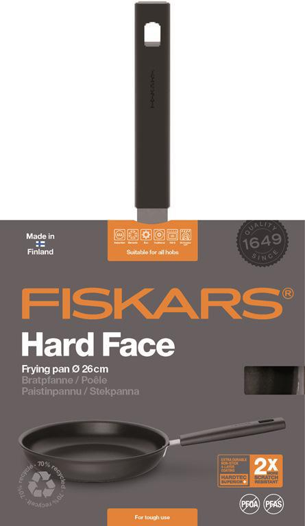 Fiskars Patelnia 26 cm HARD FACE - Wszechstronność zastosowań