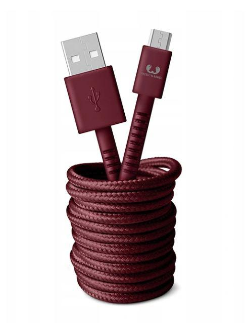 Fresh N Rebel Kabel USB-microUSB Fresh'N'Rebel 1,5m Ruby Red