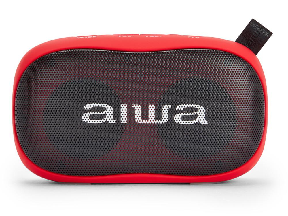 AIWA GŁOŚNIK BT AIWA BS-110RD Czerwony