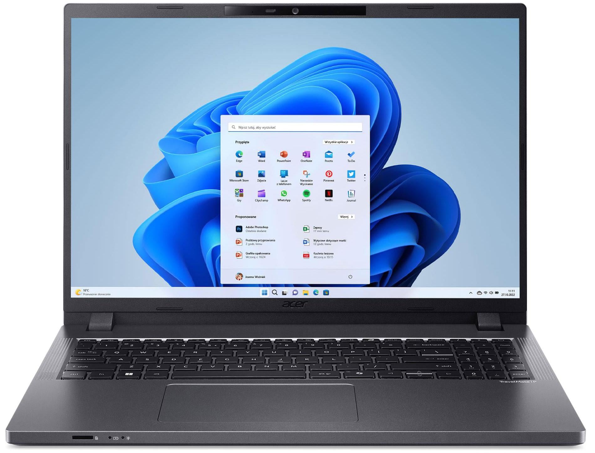 Laptop Acer TravelMate P2 16 Ryzen 7 PRO 7735U/16GB/512/Win1