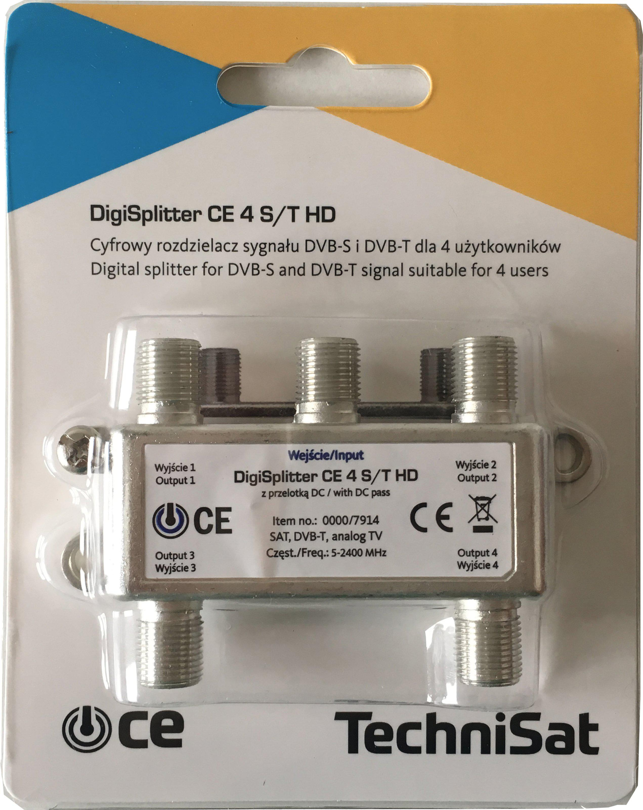 TechniSat Rozdzielacz DIGISPLITTER CE 4 HD