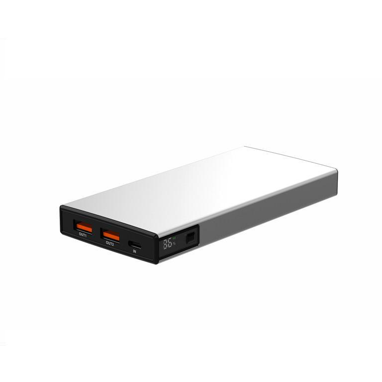 VIGGO DESIGN POWERBANK VIGGO PREMIUM 20.000 mAh PD 20W aluminium Szary