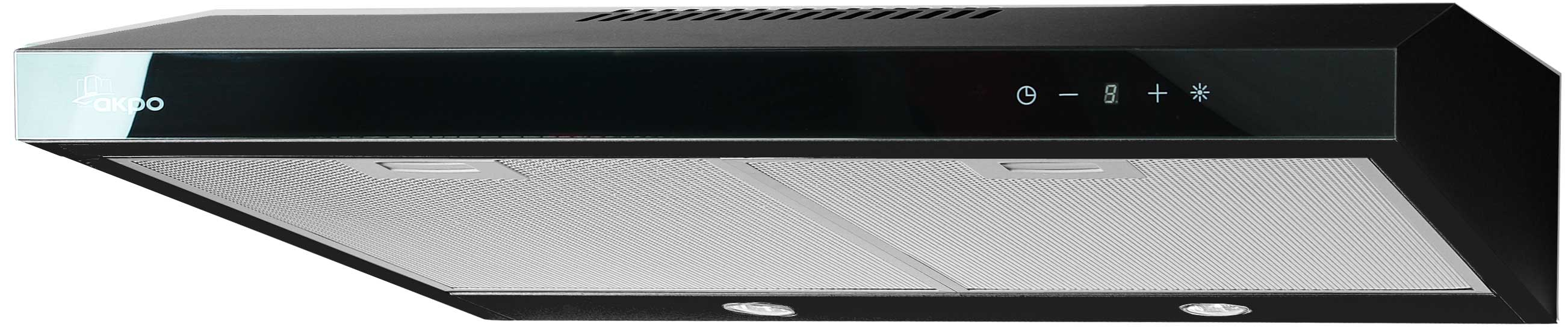 Akpo Okap WK-9 K50 Inox + czarna szyba