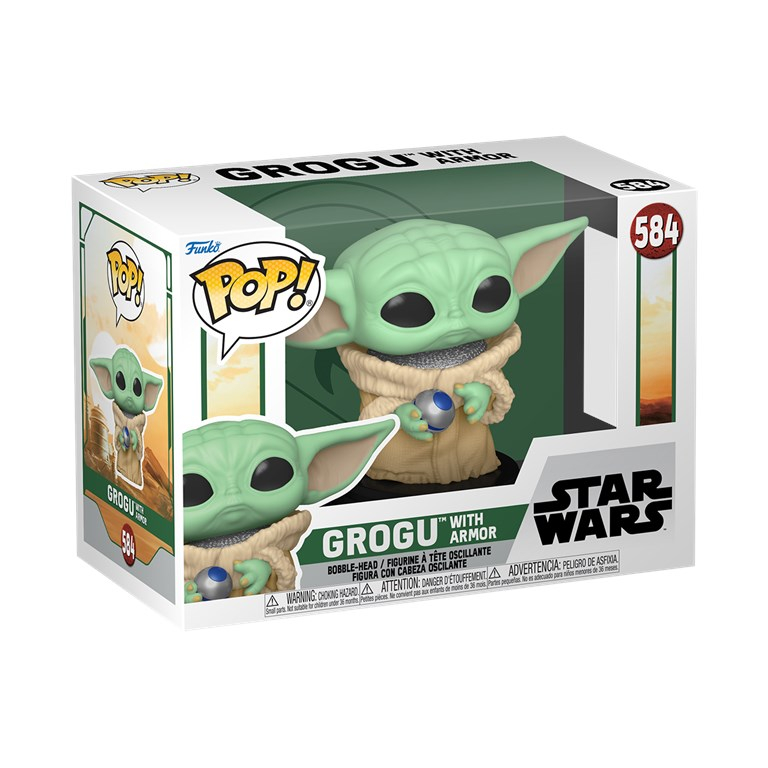 Funko POP Star Wars: BoBF - Grogu w/armor