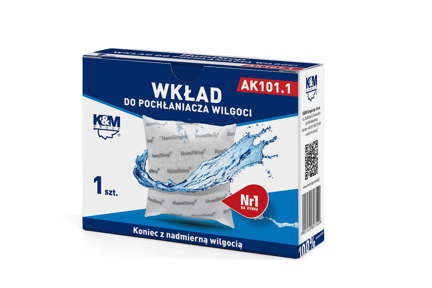 K&M Wkład do pochłaniacza wilgoci HUMI STOP AK101.1