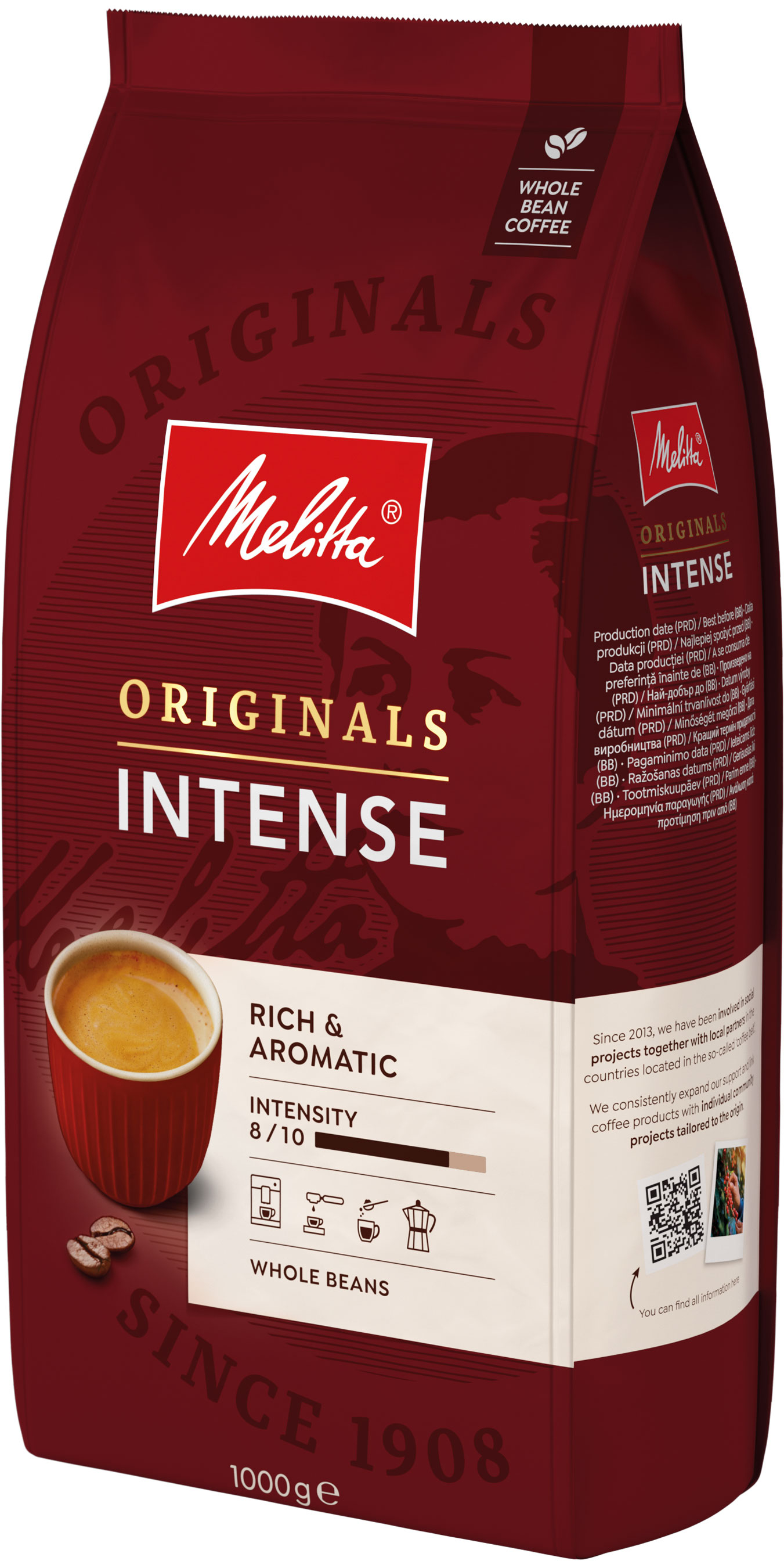Melitta Kawa Melitta Originals Intense 1000g