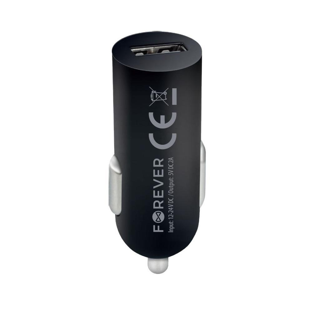 Forever Ładowarka samochodowa Forever 1xUSB 2A M02 + kabel micro-USB