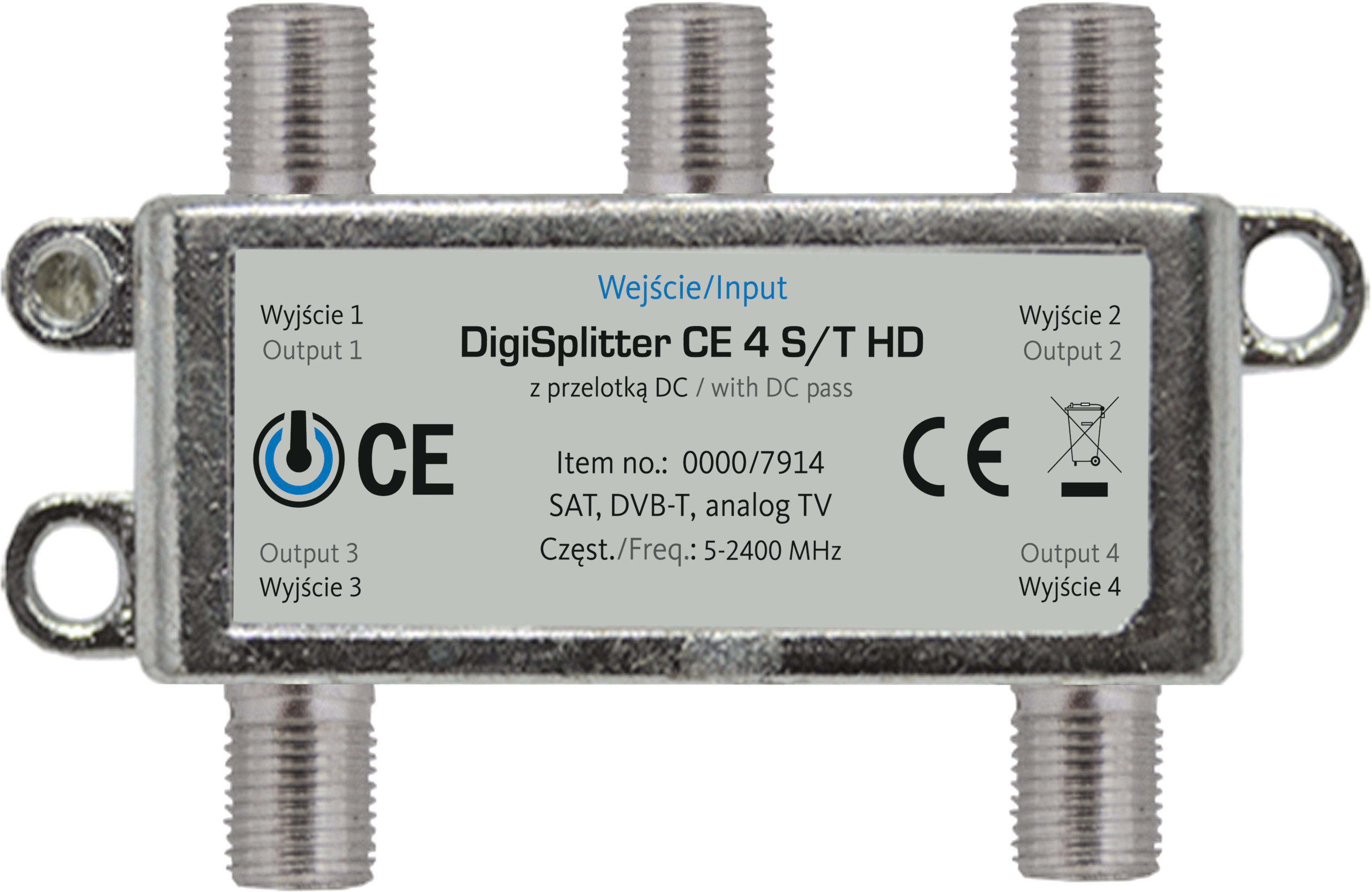 TechniSat Rozdzielacz DIGISPLITTER CE 4 HD