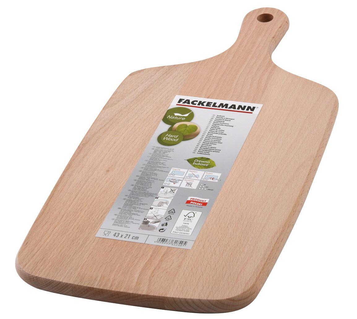 FACKELMANN Deska drewniana 43x21x1,5cm (31740)