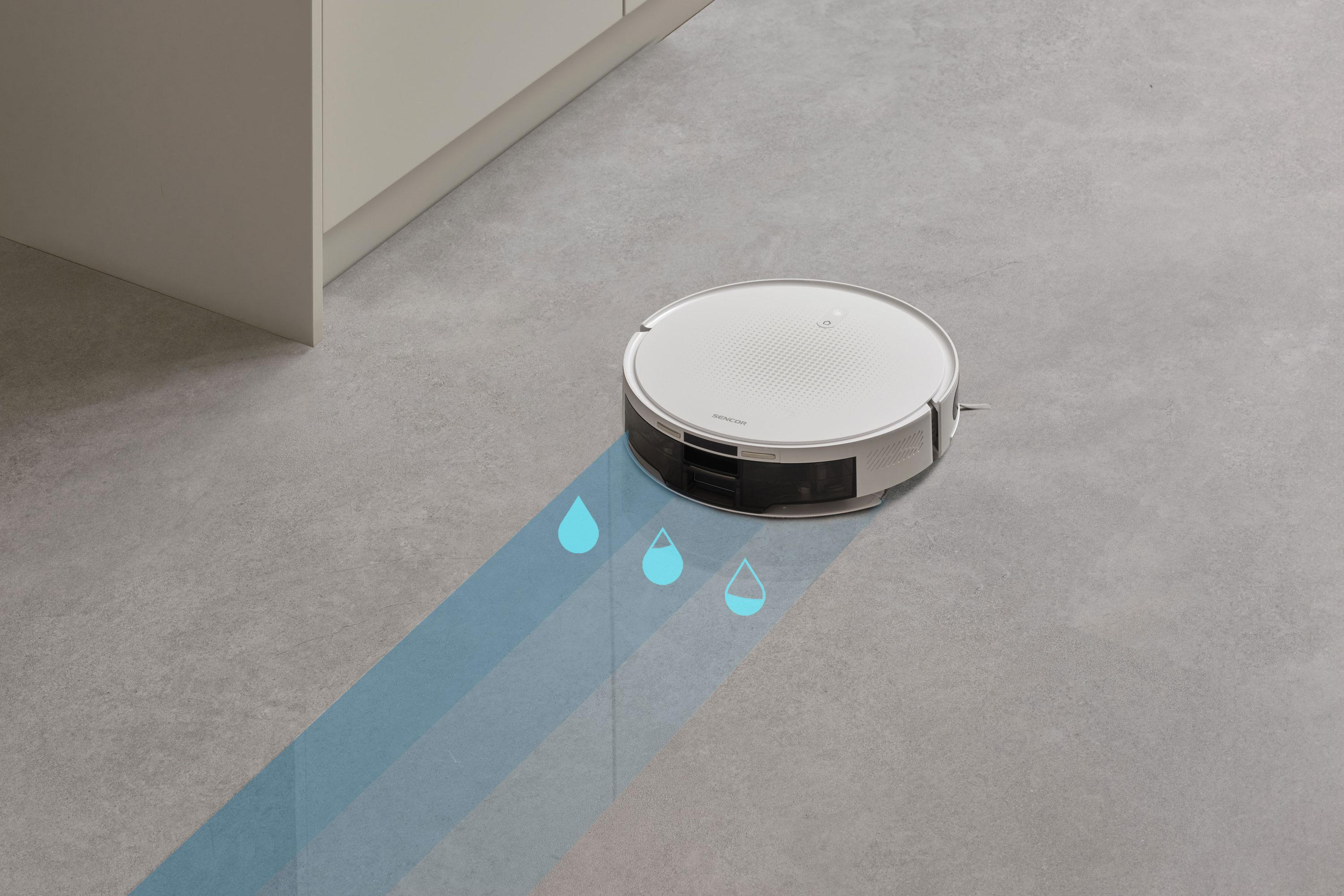 Sencor Robot sprzątający Sencor SRV 7450WH - wszechstronność