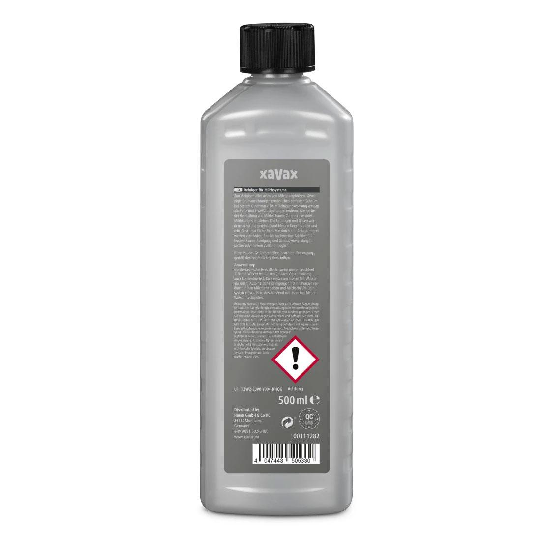 Xavax XAVAX ŚRODEK CZYSZCZĄCY DO OBIEGU MLEKA 500ML BARISTA