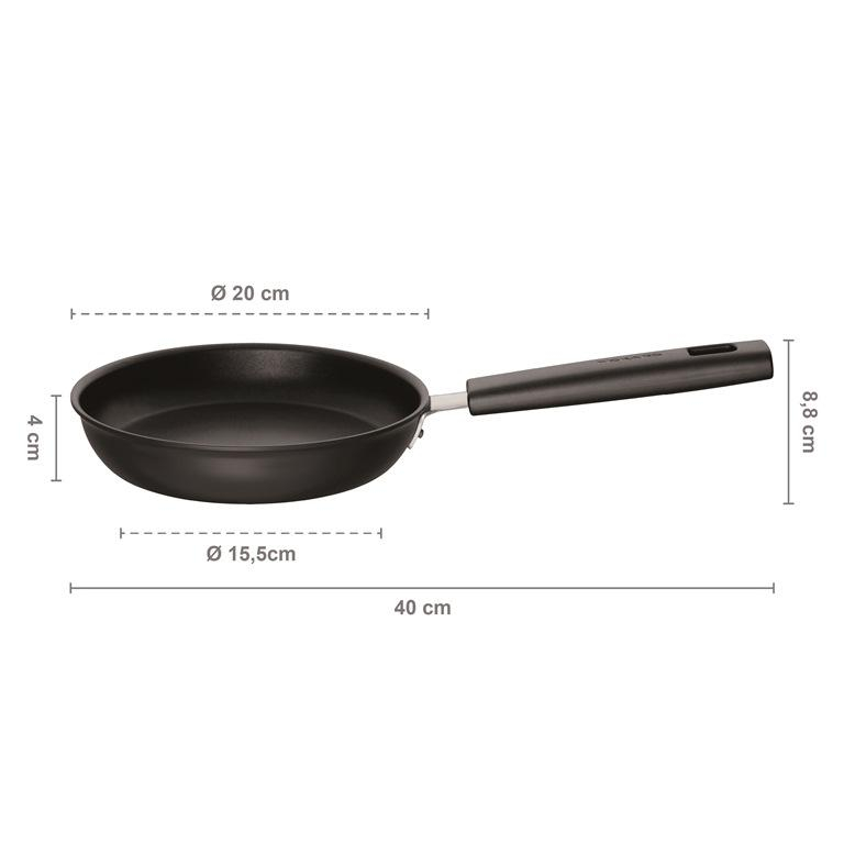 Fiskars Patelnia 20 cm HARD FACE (1052221)