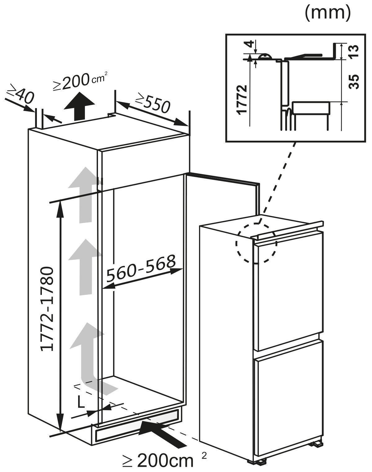MPM Product LODÓWKA MPM-259-KBI-16/E