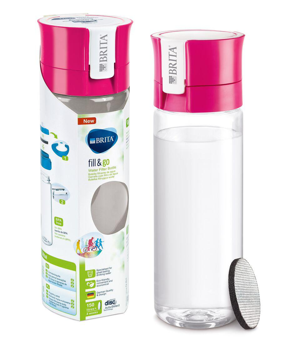 Brita Fill & Go butelka-różowa 0.6l