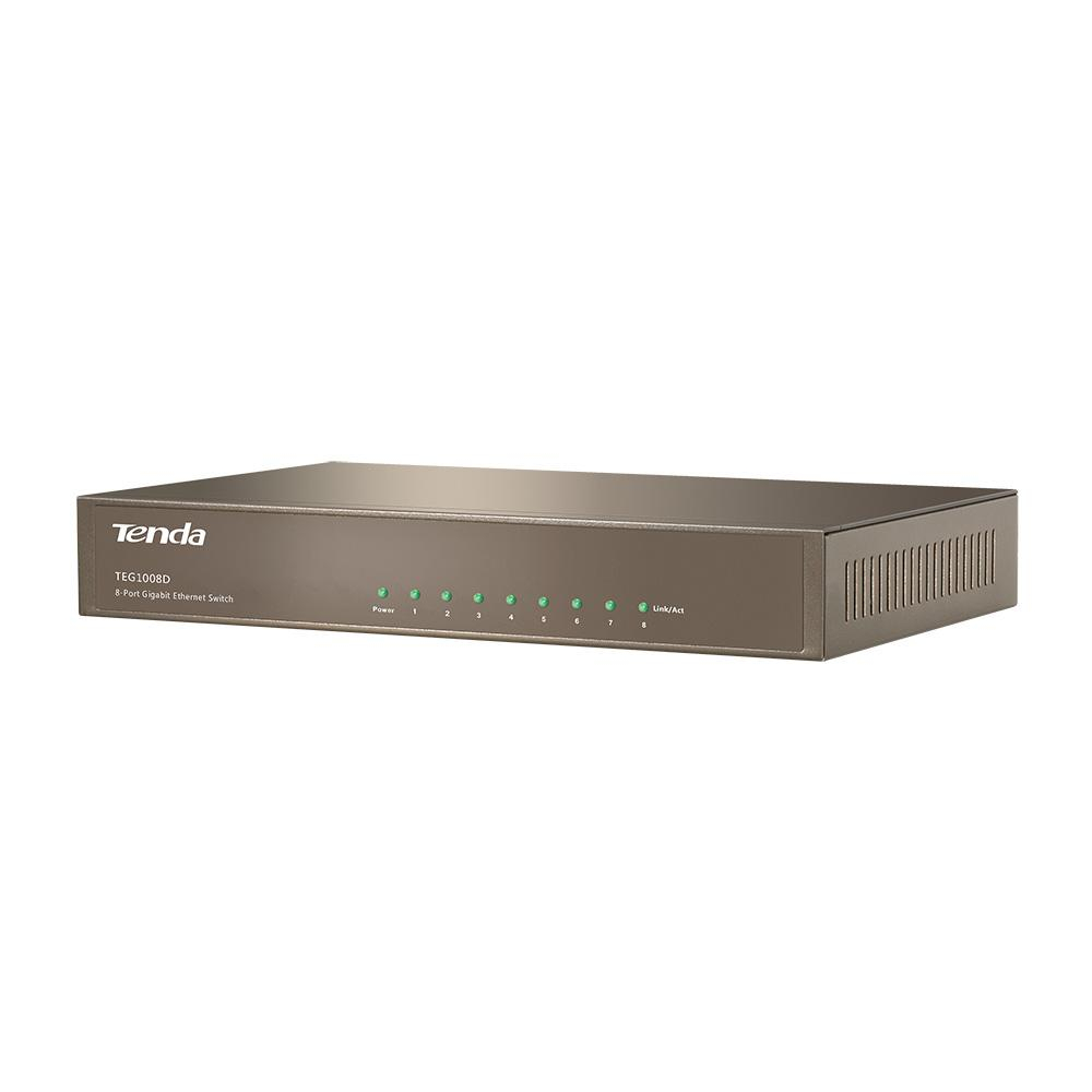 Tenda TEG1008D 8-portowy RJ45 10/100/1000 Mb/s