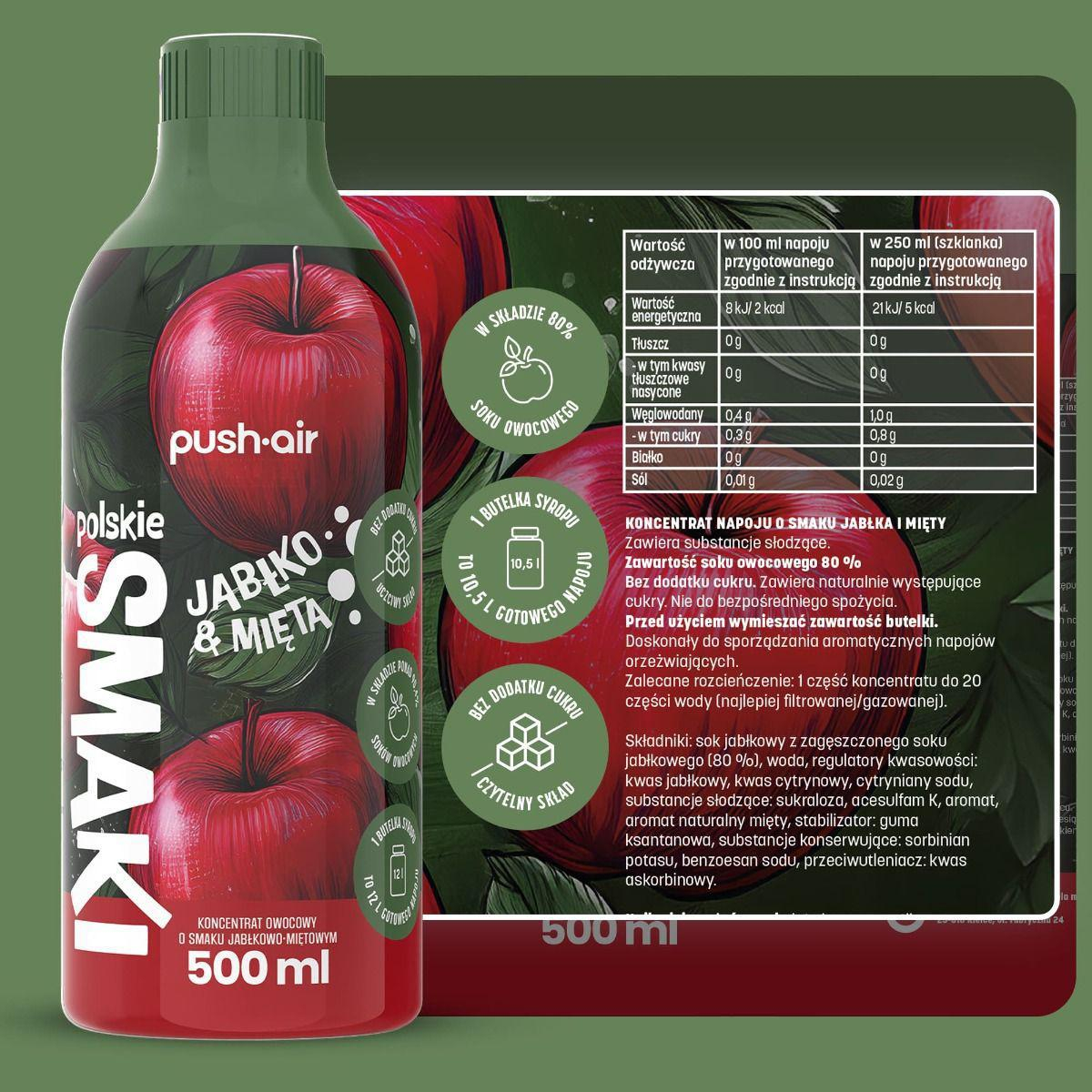 Dafi KONCENTRAT NAPOJU JABŁKO-MIĘTA 500ML