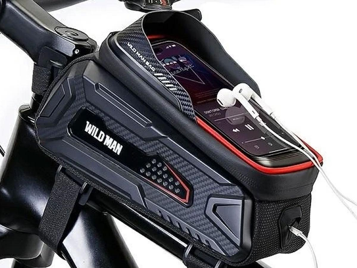 WILDMAN Etui/uchwyt rowerowy M M30 1L sakwa na ramę czarna/black