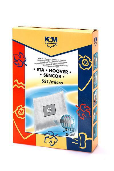 K&M S31 micro Worki do odkurzaczy Sencor i Hoover 5 szt.