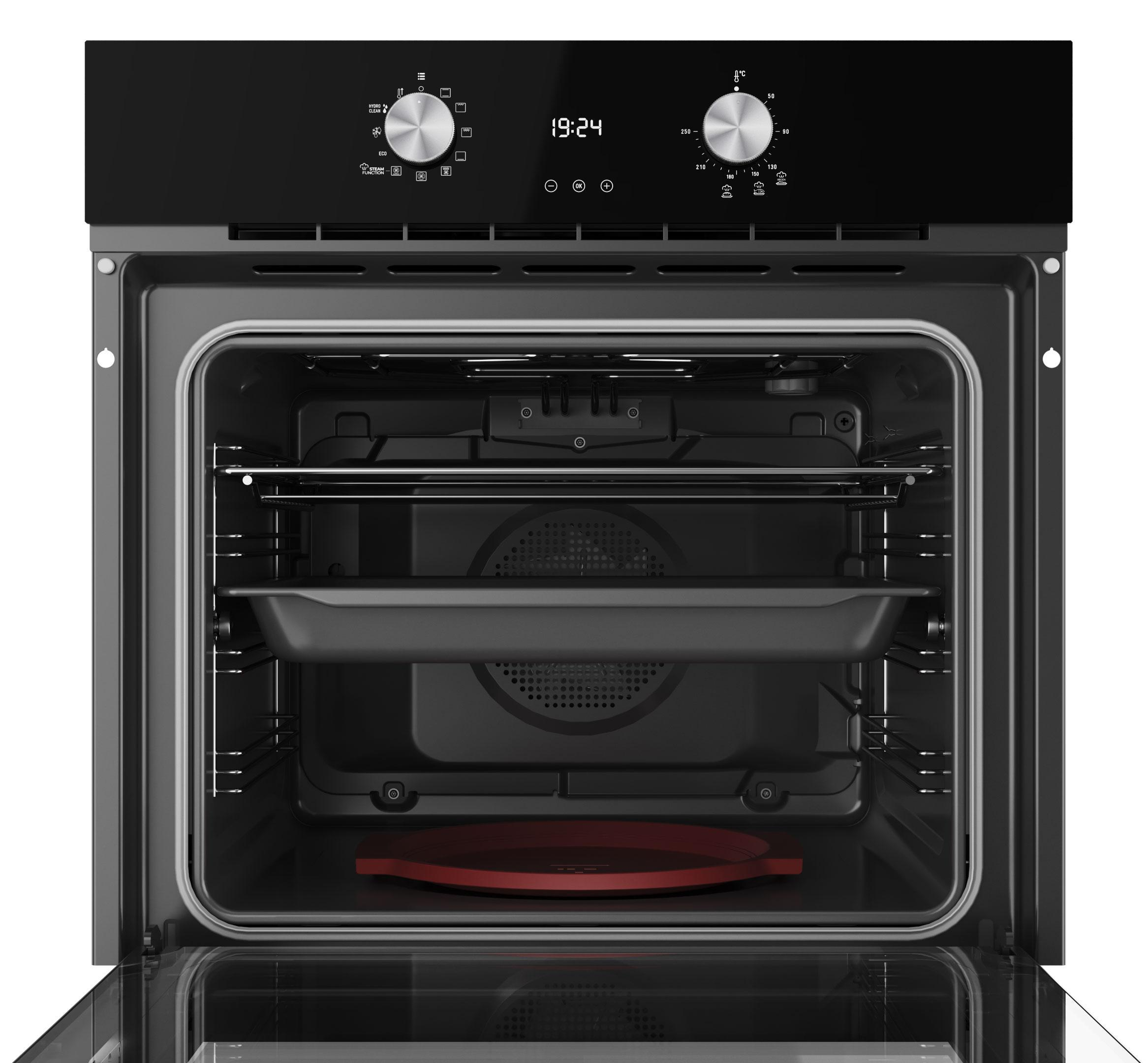 Stylowy design piekarnika Teka HLB 8408 S BK EASY STEAM