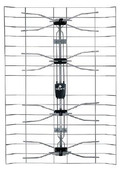 DPM SOLID ANTENA ZEWNĘTRZNA SIATKOWA DPM  DVB-T VHF/UHF/FM, wzmacniacz