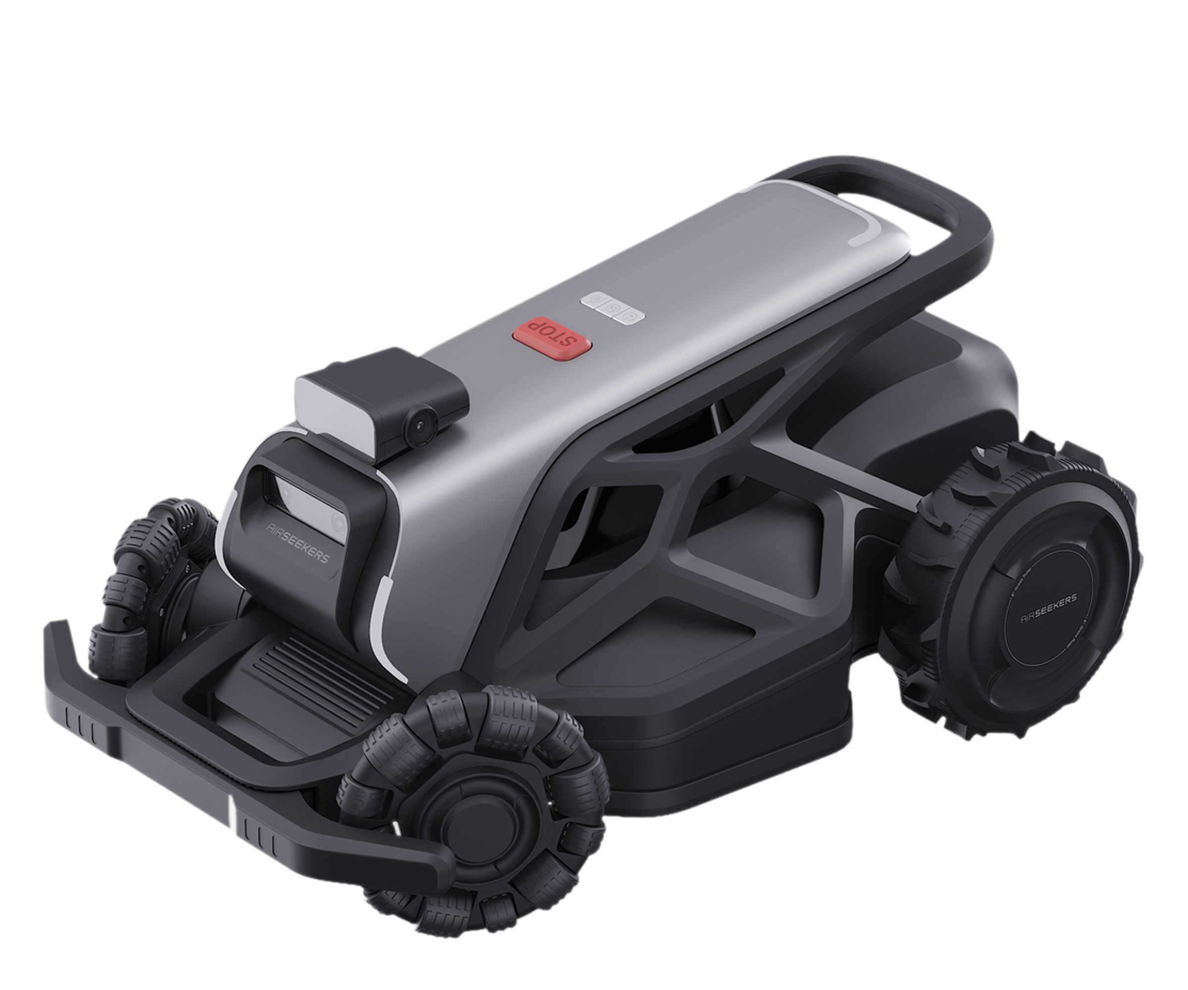 AIRSEEKERS AIRSEEKERS Tron 300° AI Vision Mulching Mower - regulacja wysokości