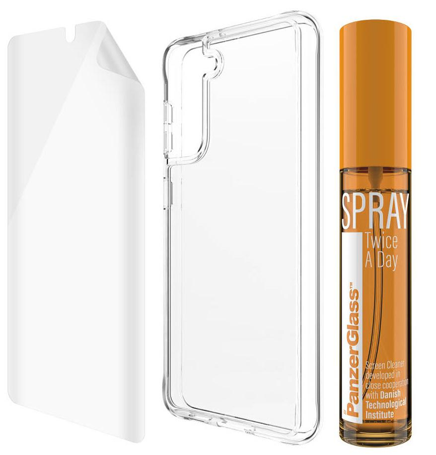 PanzerGlass Zestaw ochronny Panzerglass (szkło + etui + spray) do Samsung
