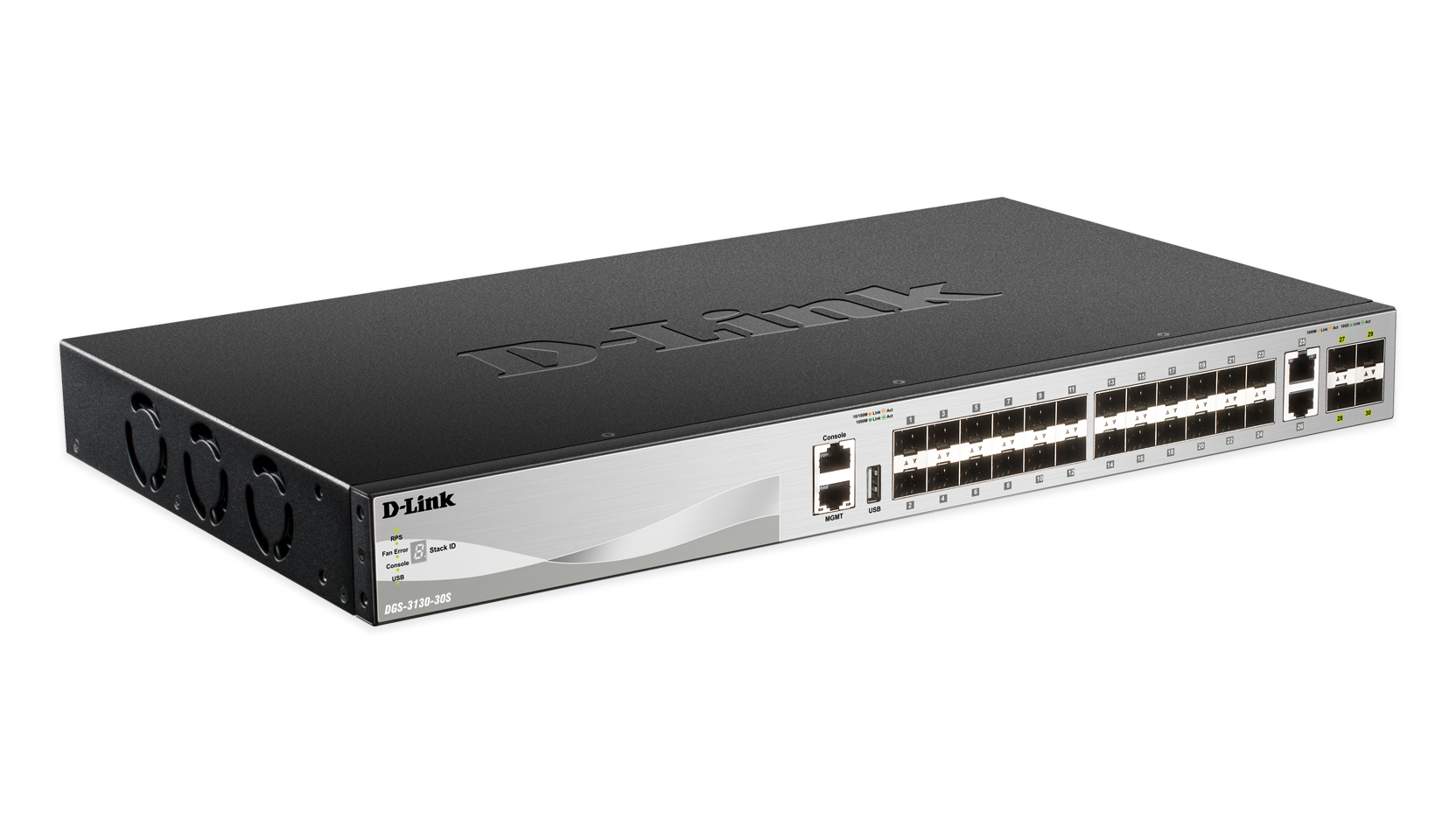 D-Link Przełącznik DGS-3130-30S/SI 24GE 2x10G 4xSFP+